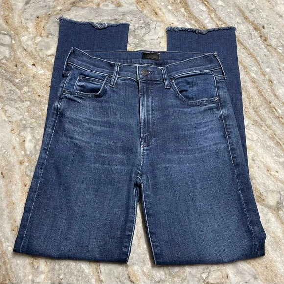 MOTHER The Rascal Ankle Snippet Jeans Color: Mint Condition size 26 - Picture 9 of 16